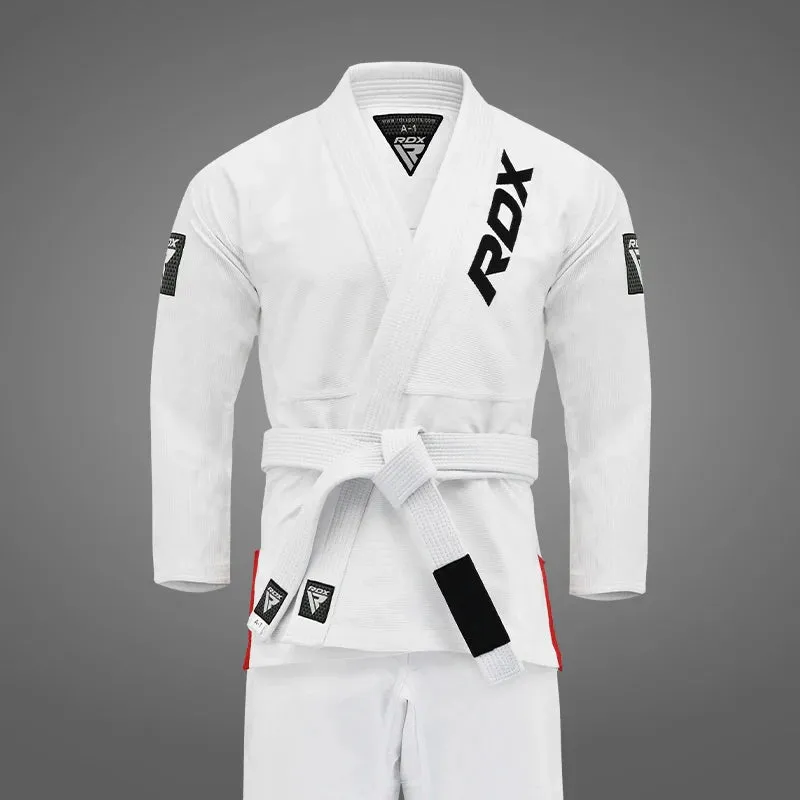 RDX T1 Titan kimono BJJ bianco 350 GSM