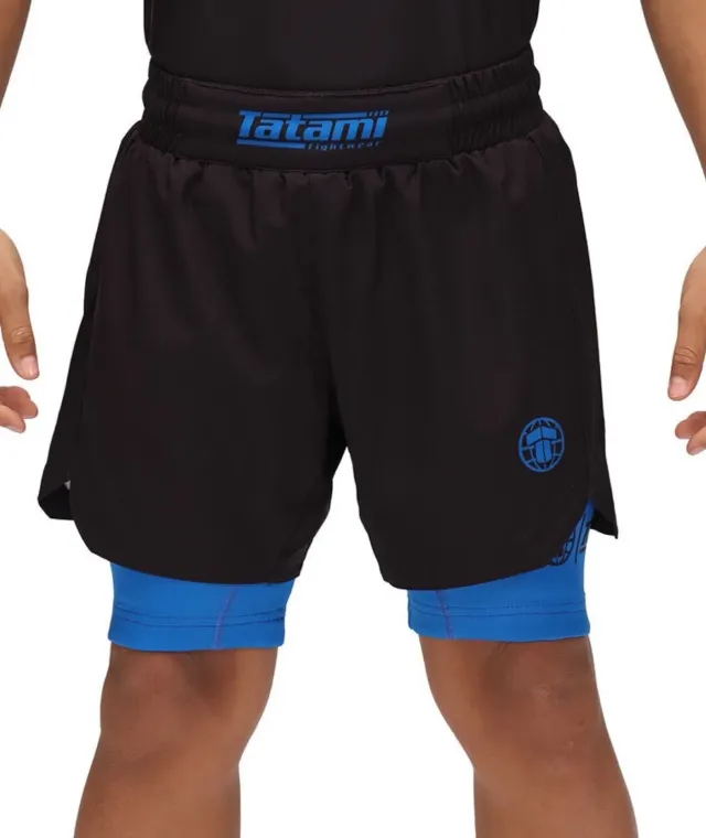 Tatami Dual Layer Pantaloncini Bambino Blu Supporto