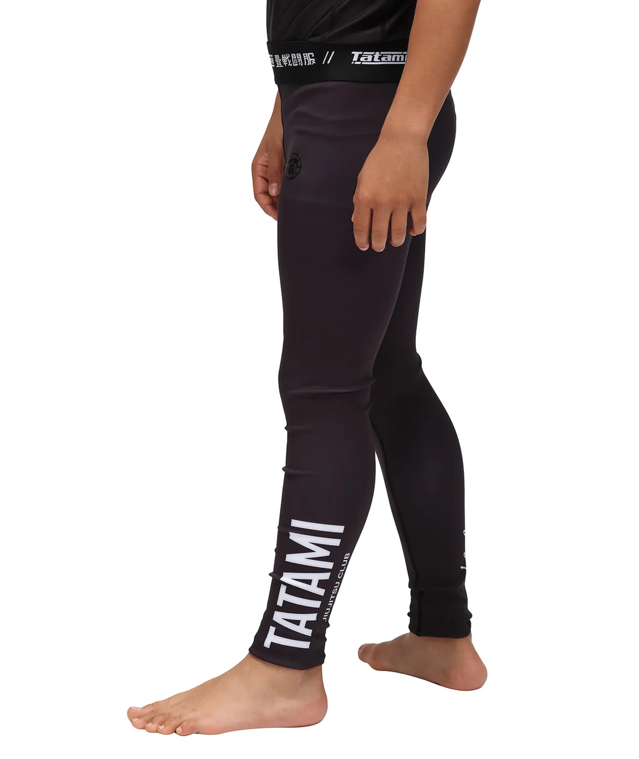 Tatami Fightwear JJ Club spats bambino grappling neri
