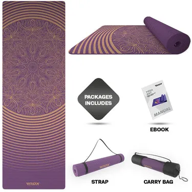 RDX D3 Tappetino Yoga TPE 6 mm Antiscivolo 183 cm