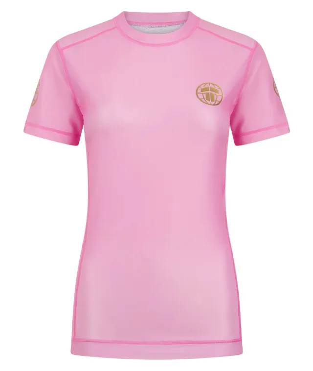 Tatami Fightwear Pro rash guard donna rosa manica corta