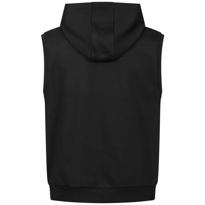 TOP TEN Power Ink 3D Felpa Smanicata Tank Hoodie in Cotone