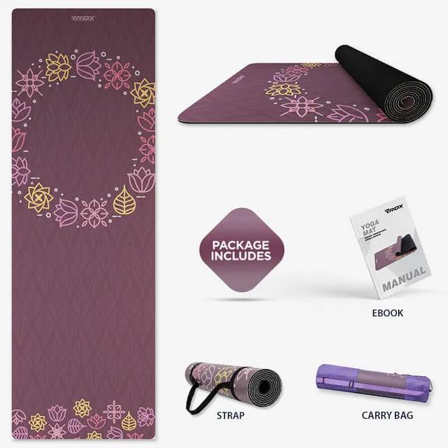 RDX D2 tappetino yoga gomma naturale 6mm 183x61