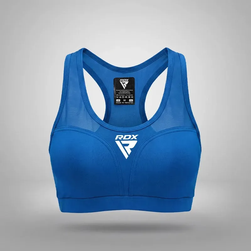 RDX Wako Approved Reggiseno Sportivo Nero Senza Cuciture