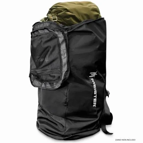 Meister Pack borsone viaggio impermeabile nero zaini 75L