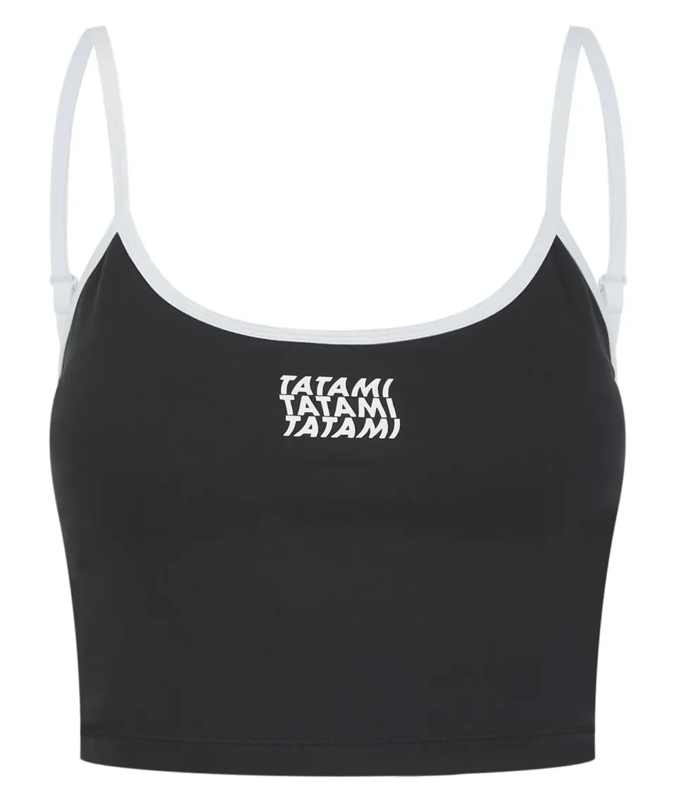 Tatami Fightwear Contour canotta fitness donna nera con reggiseno