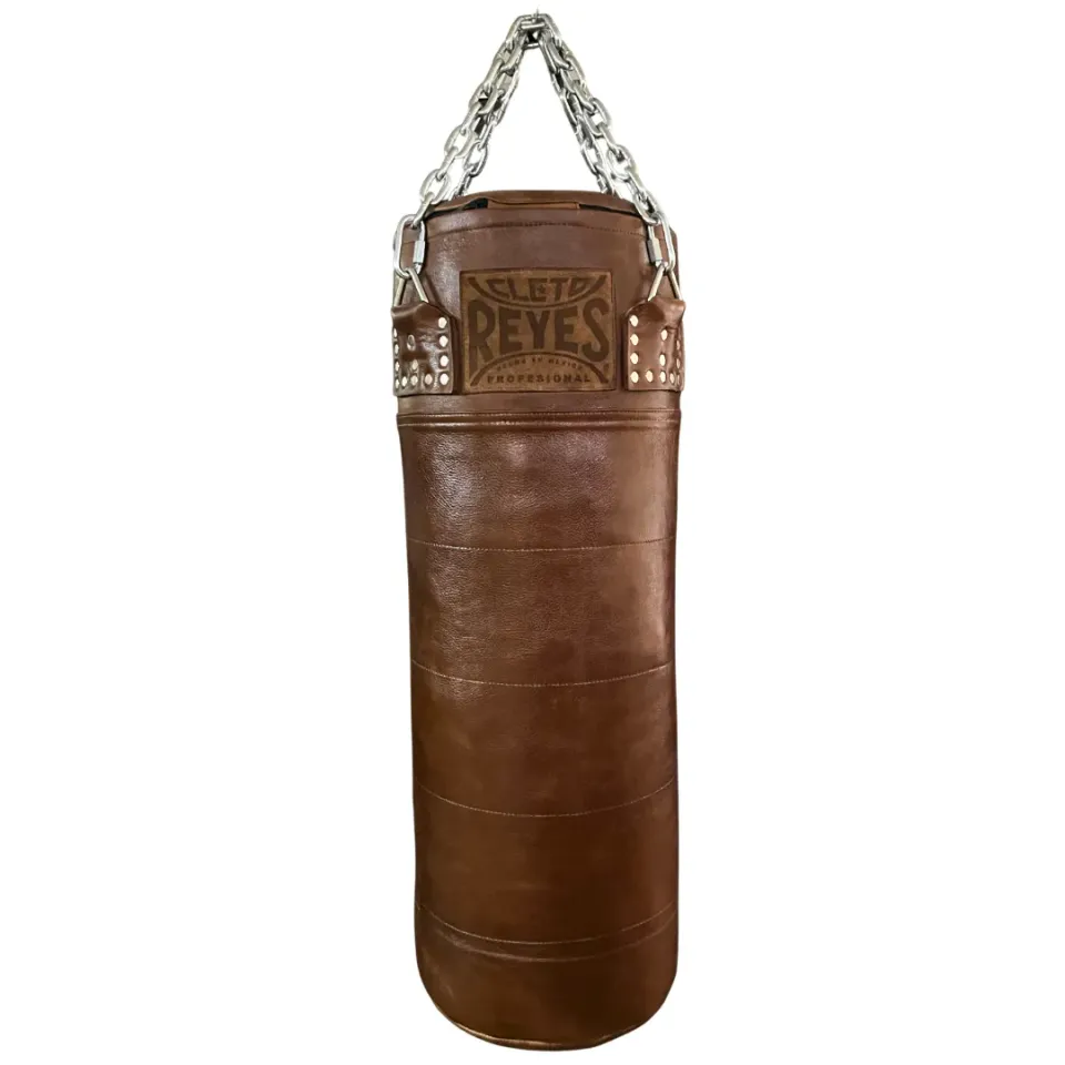 Cleto Reyes Vintage Costal Grande sacco boxe pelle marrone