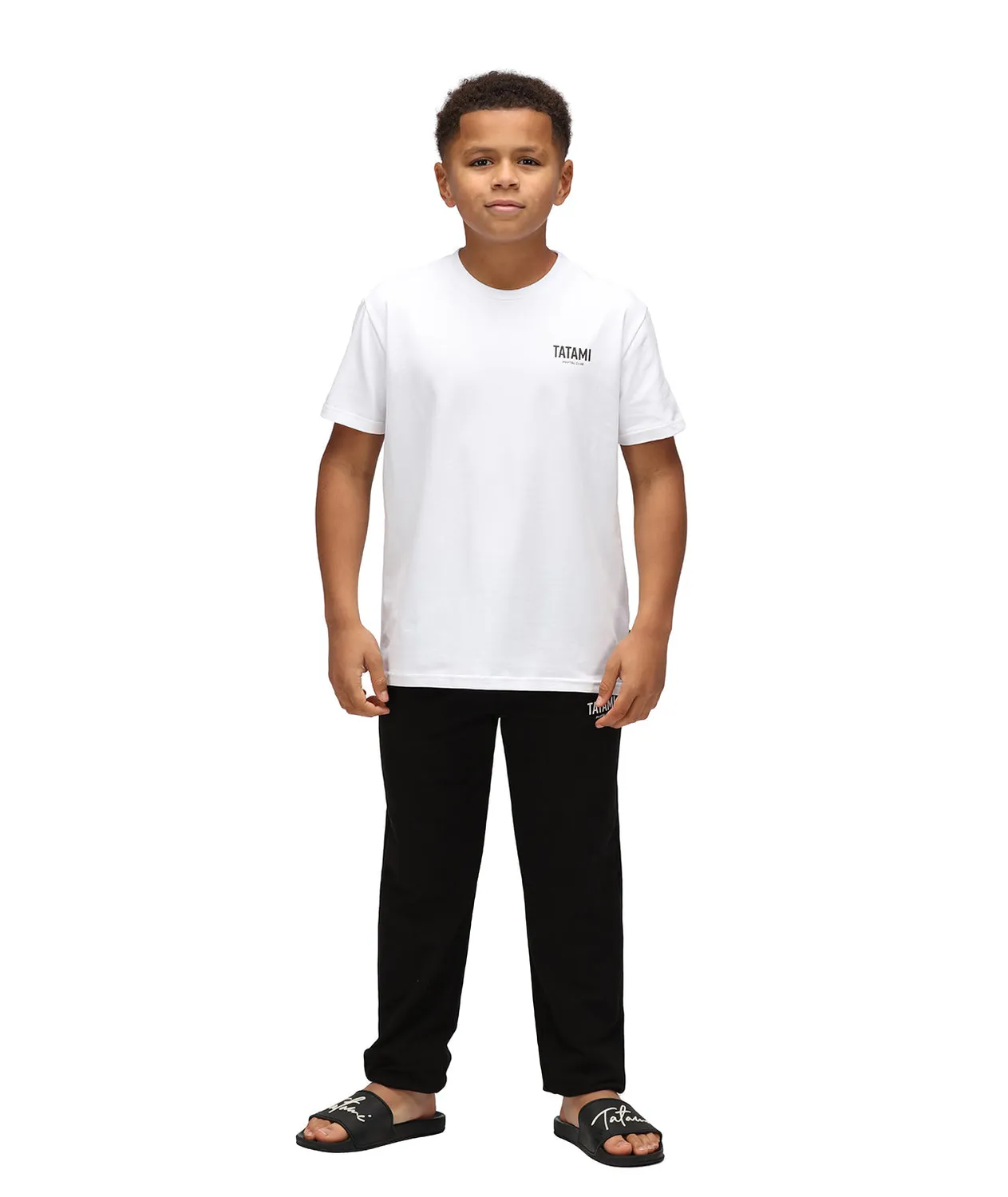Tatami Fightwear JJ Club T-Shirt bambino bianca cotone