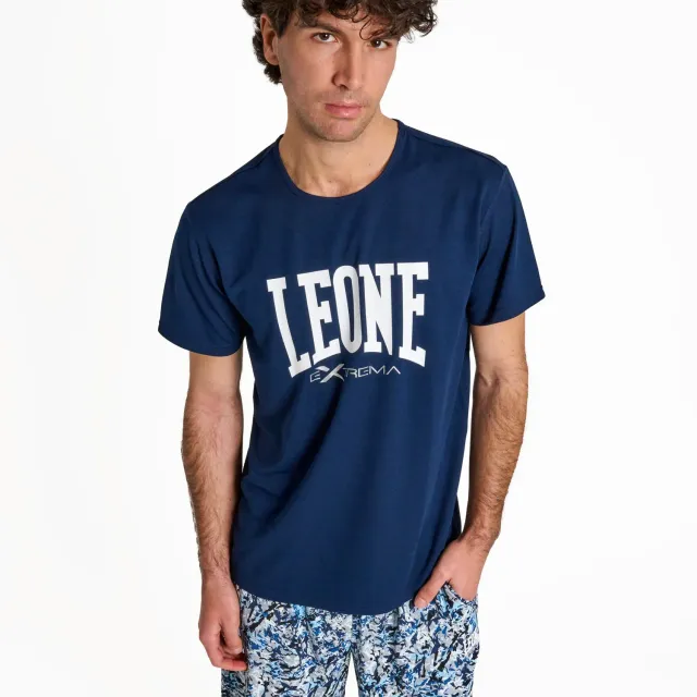 Leone1947 Logo ABX106 T-Shirt Uomo Blu Scuro L gym