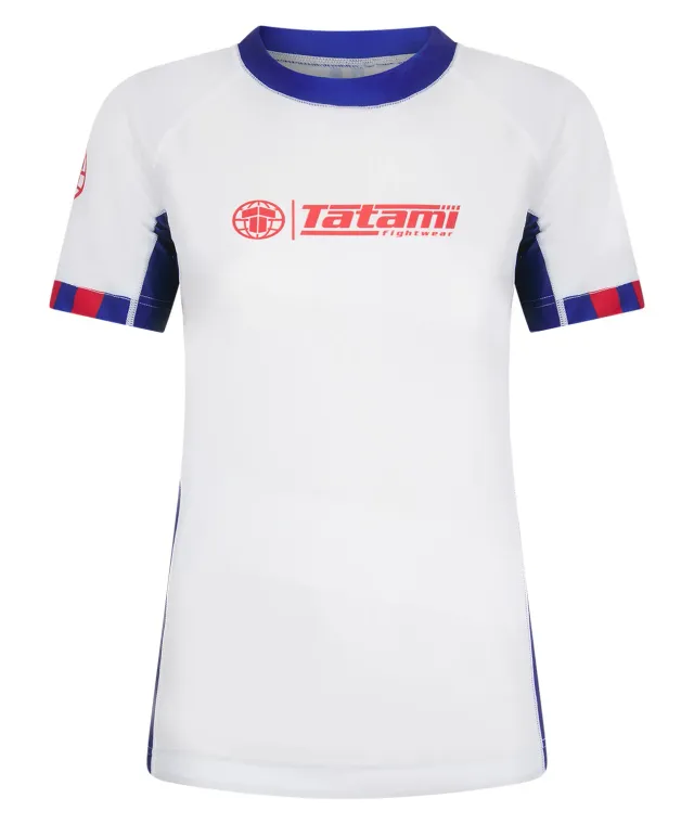 Tatami Nomad Rash Guard Donna Bianca Navy Manica Lunga