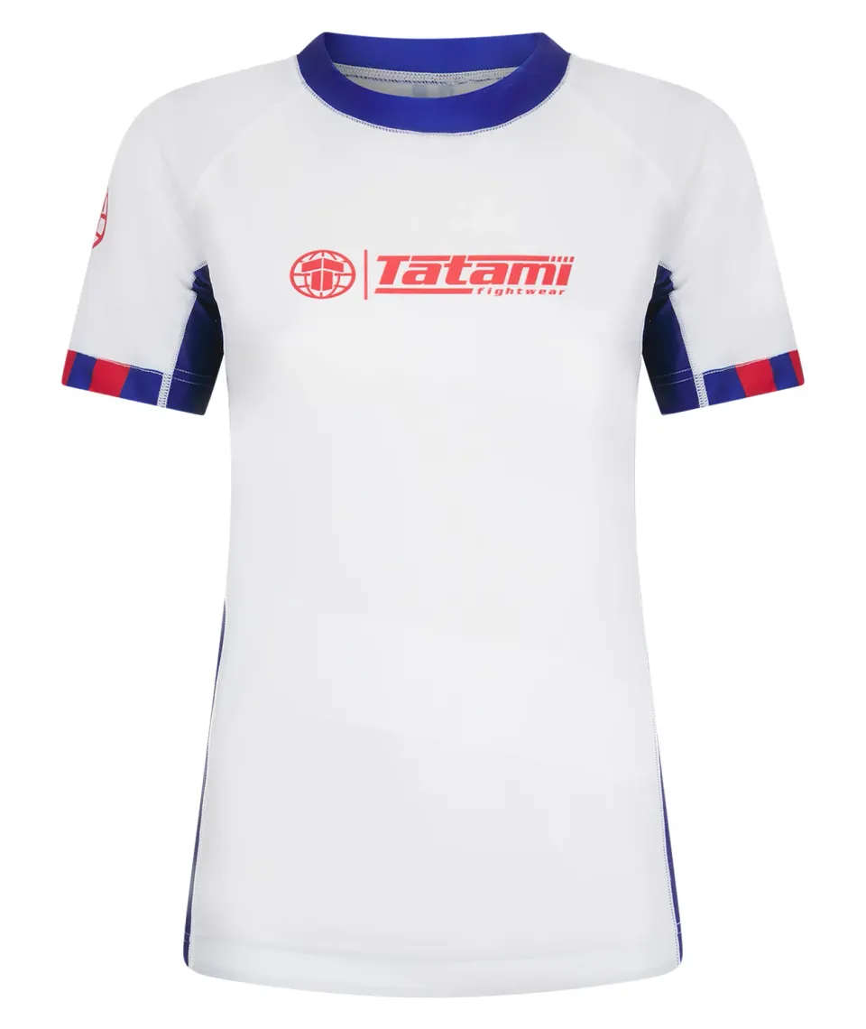 Tatami Nomad Rash Guard Donna Bianca Navy Manica Lunga