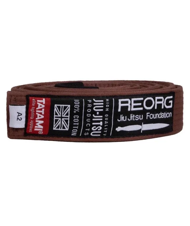 Tatami Fightwear Reorg Elite BJJ Belt cintura marrone