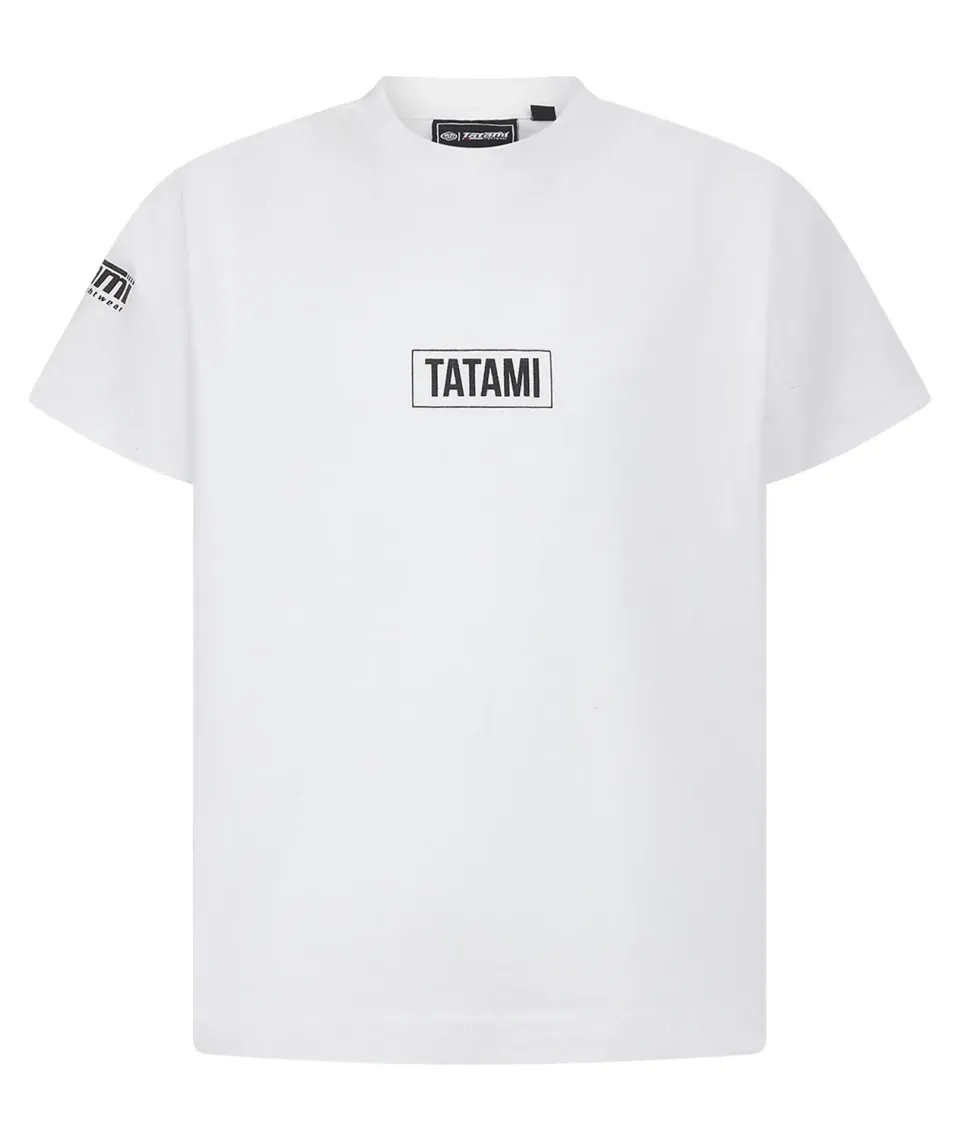 Tatami Icon T-Shirt Bambino Bianca Cotone