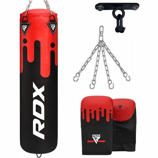 RDX F9 Sacco Boxe 150 cm con Guanti e Gancio Resistente