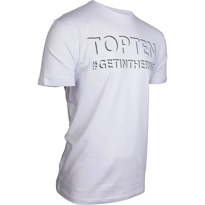 TOP TEN Shadow t-shirt cotone fitness