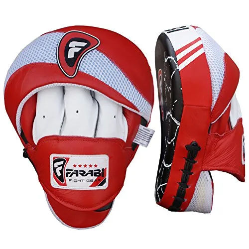 Farabi Focus Guanti da Passata Boxe Pelle TGX