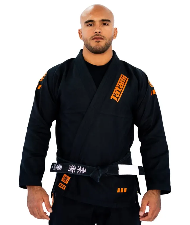 Tatami Fightwear Pro Series Gi kimono nero arancio hunter