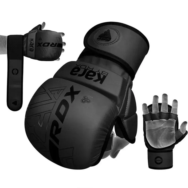RDX F6 Kara guanti MMA 7oz approvati FIGMMA sparring