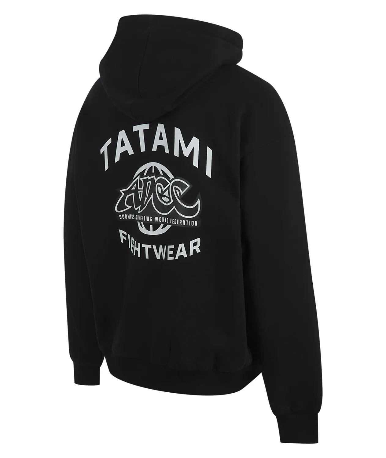 Tatami X ADCC felpa oversize nera zip cappuccio