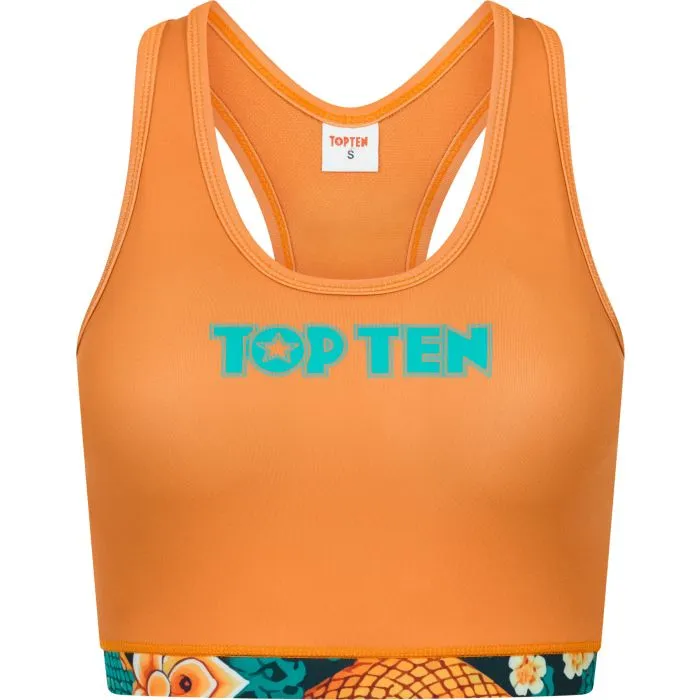 TOP TEN Ryu del Mar reggiseno sportivo elasticizzato