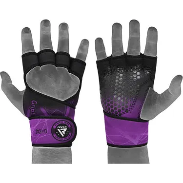 RDX X1 guanti presa pesi donna neoprene