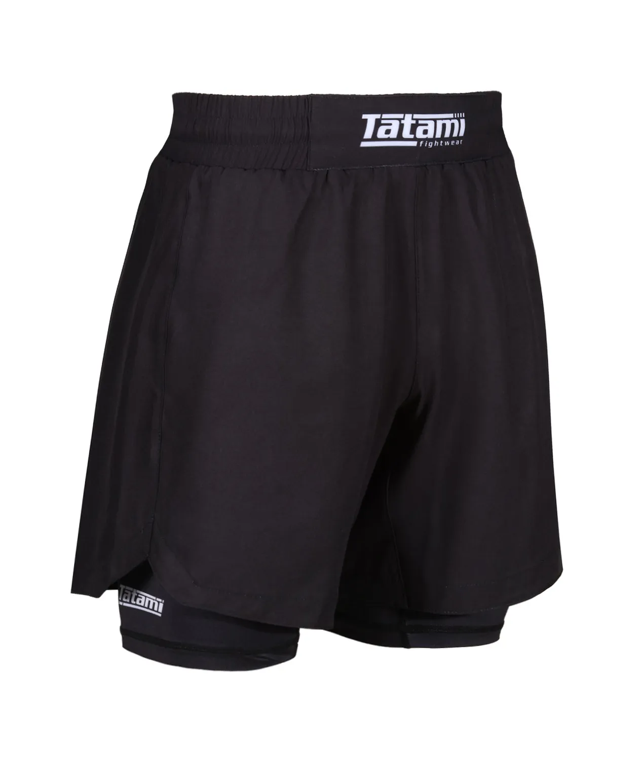 Tatami Dual Layer Shorts Donna Nero No-Gi Poliestere