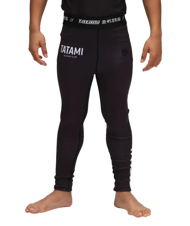 Tatami Fightwear JJ Club spats bambino grappling neri