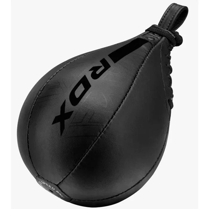 RDX F6 Kara Palla Velocità Boxe Nera Pelle Resistente