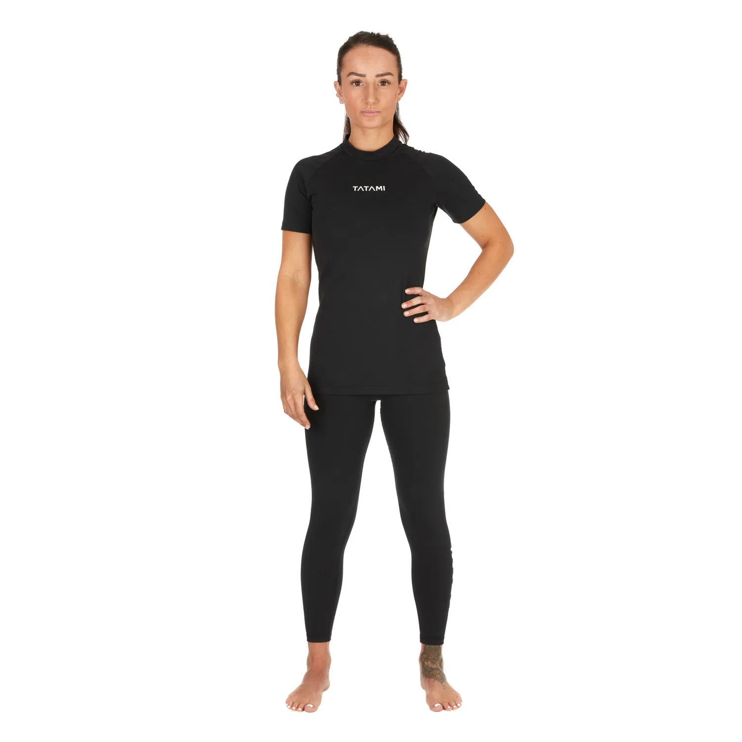 Tatami Fightwear Ladies Peak Leggings neri squat proof