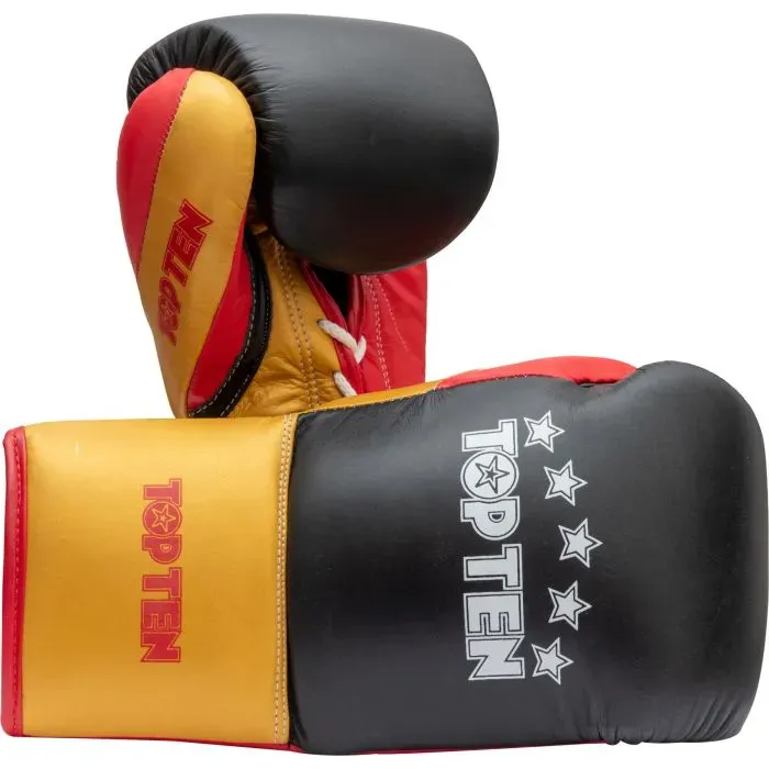 Top Ten Profi Tricolore guanti boxe pelle Muay Thai