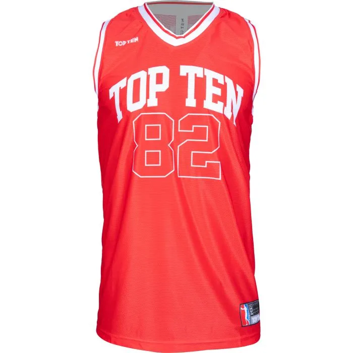 TOP TEN Fighter Jersey canotta fitness poliestere