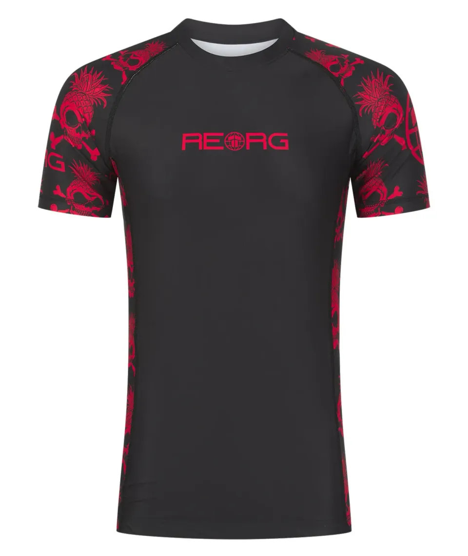 Tatami Fightwear Reorg rash guard uomo nero rosso