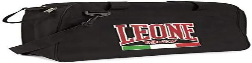 LEONE 1947 AC910 Borsa Medica Nera Chiusura Zip