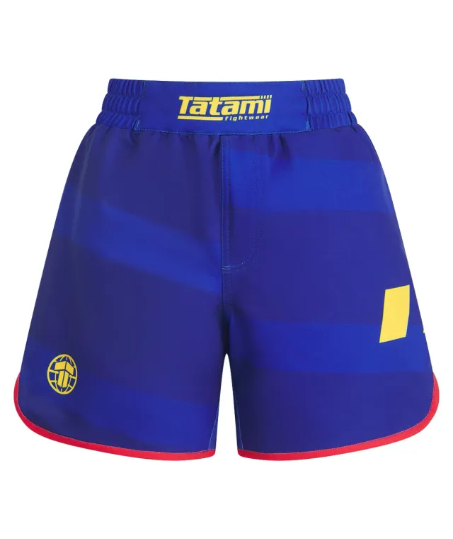 Tatami Nomad shorts grappling donna blu riciclati