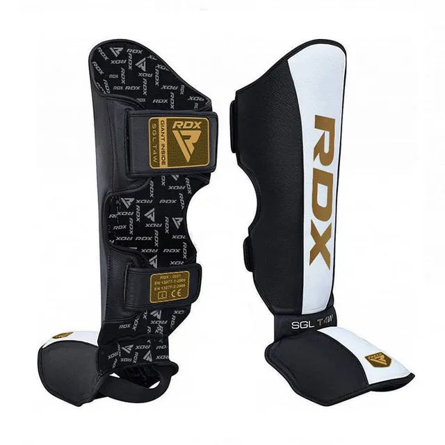 RDX T4 Parastinchi Muay Thai Pelle con Collo Piede