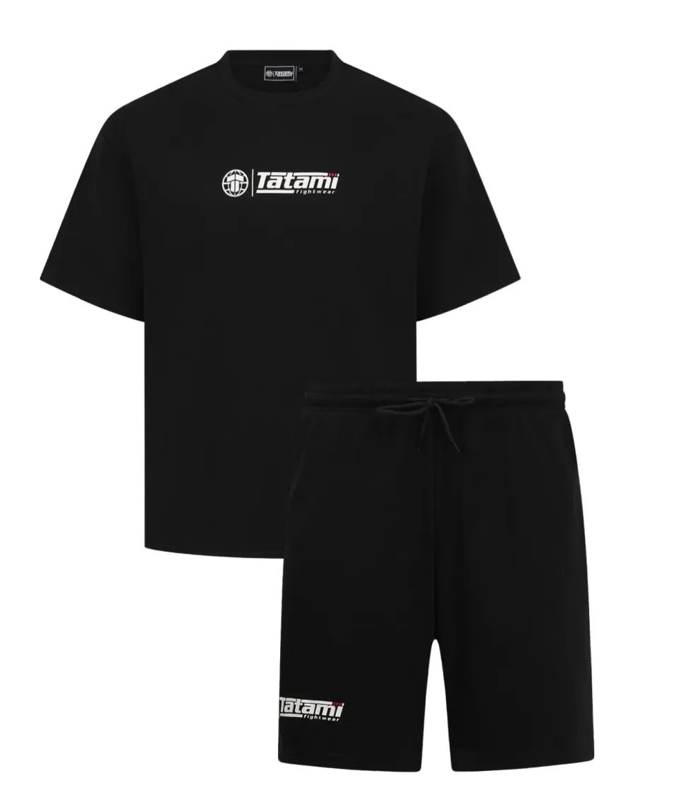 Tatami Pigiama Uomo Maglia e Shorts Nero