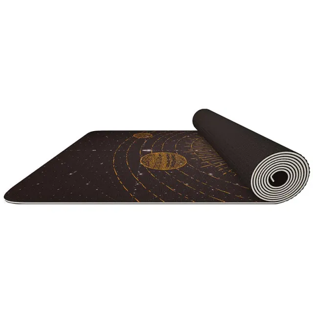 RDX D6 Iris tappetino yoga marrone 6 mm antiscivolo