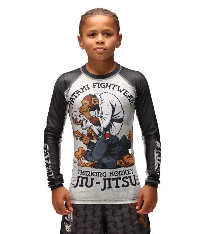 Tatami Thinker Monkey rash guard bambino manica lunga