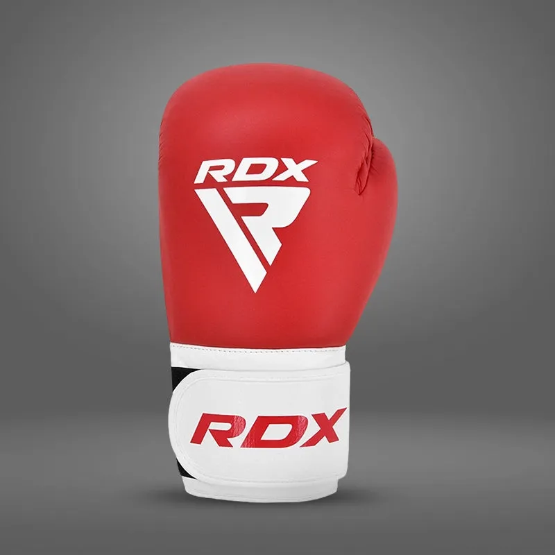 RDX T1 Guantoni Boxe WAKO pelle vera 14oz rossi