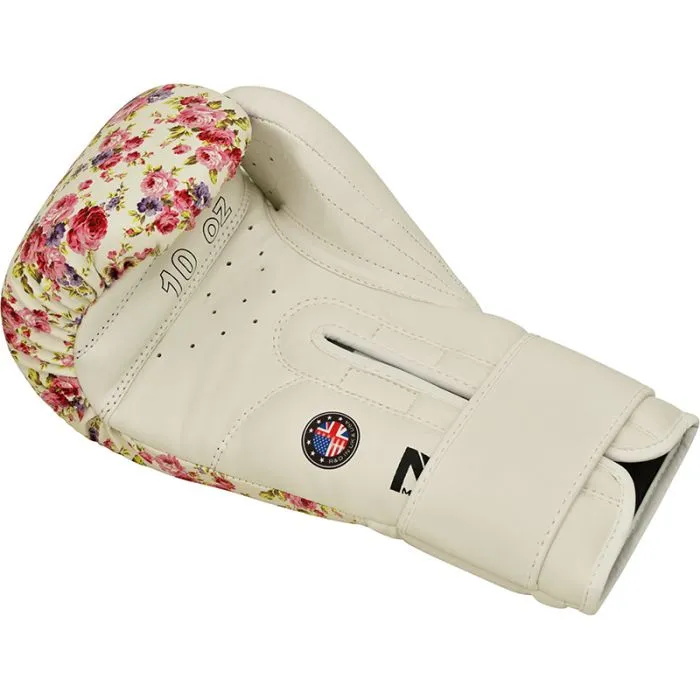 RDX FL6 Guantoni Boxe 12oz pelle Flora allenamento