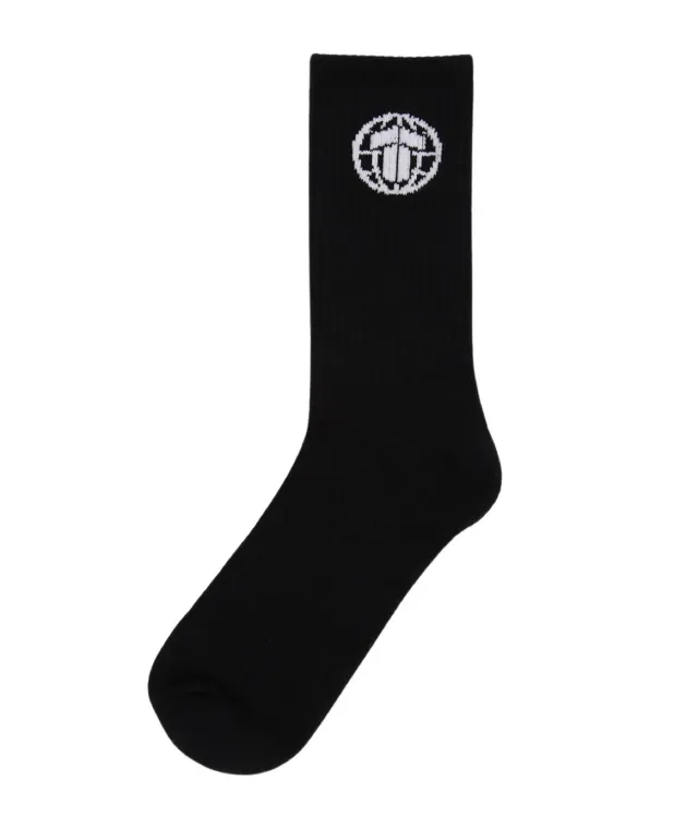 Tatami Crew Socks Calzini Neri Cotone paio singolo