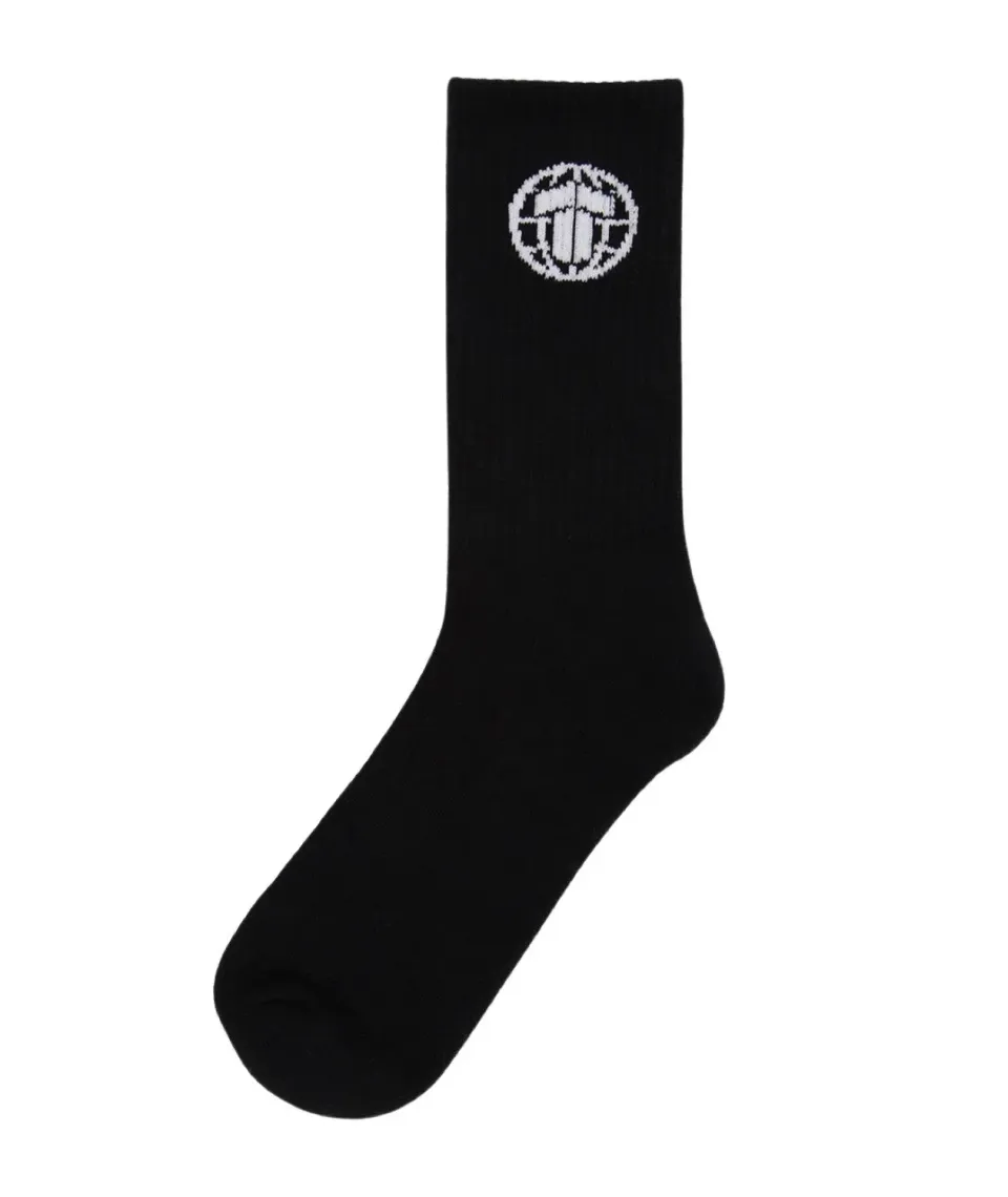 Tatami Crew Socks Calzini Neri Cotone paio singolo
