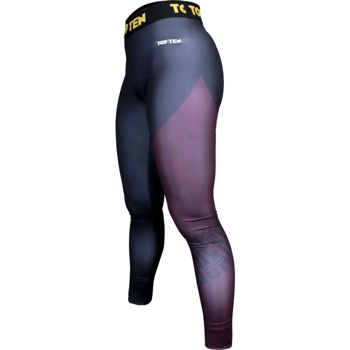 TOP TEN Workout leggings fitness elasticizzati neri