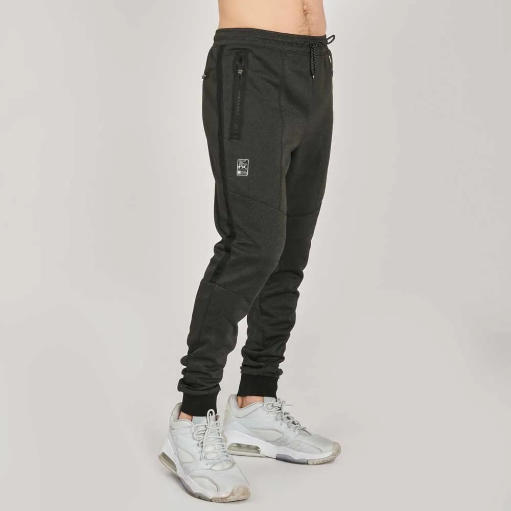 Leone1947 Melange pantaloni tuta uomo taglia L con zip