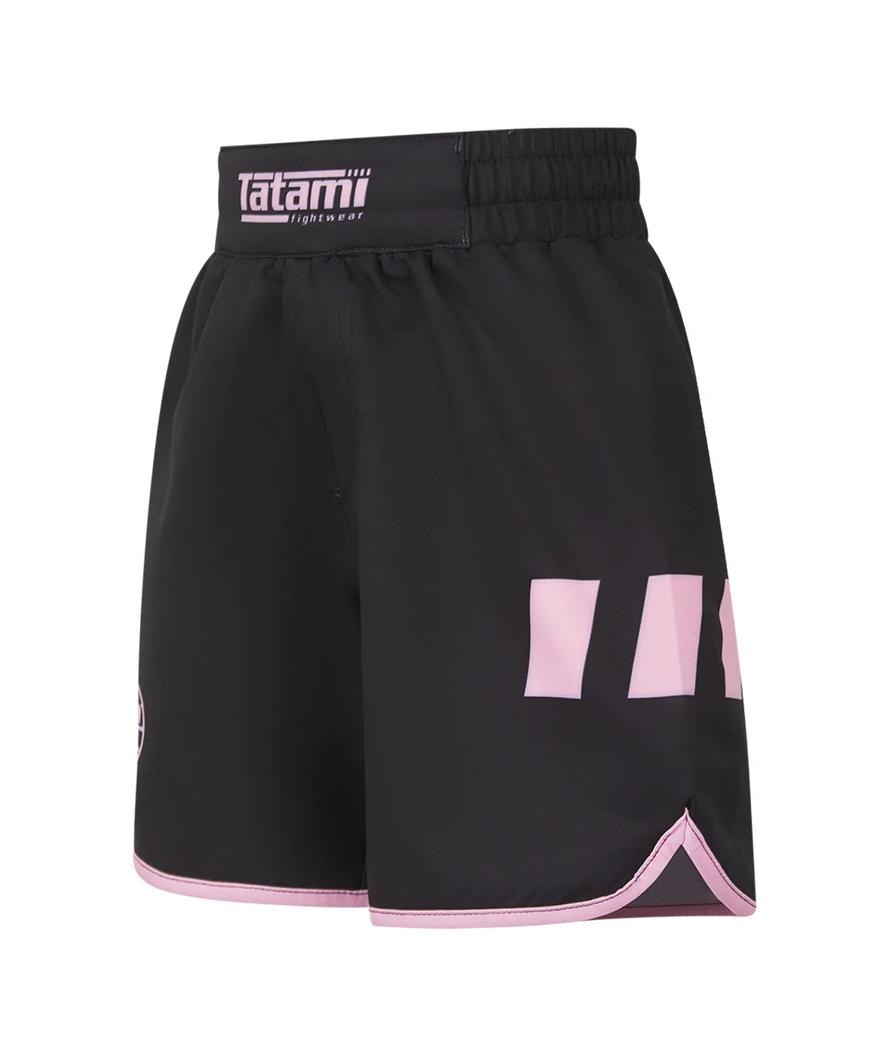 Tatami Nomad shorts bimbo grappling rosa neri riciclati