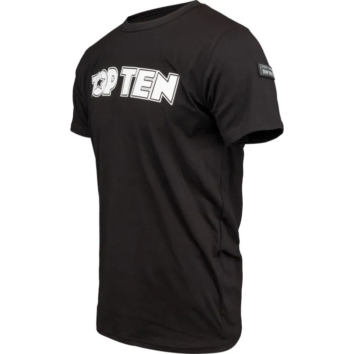 TOP TEN Fight Club 3D T-Shirt cotone nera
