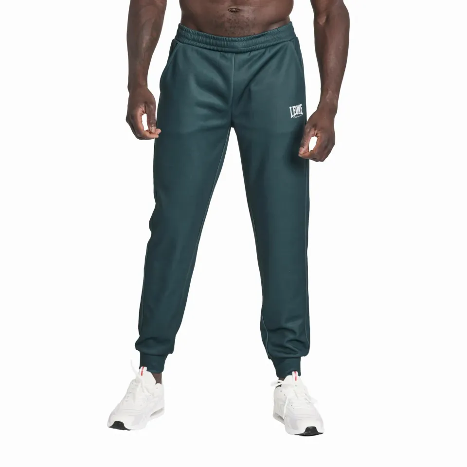 Leone1947 ABX122 Jogger Verde Petrolio interlock