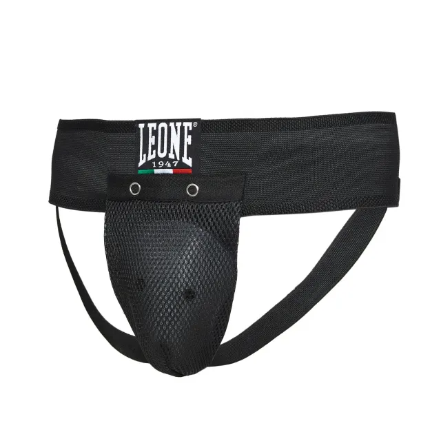 Leone1947 Conchiglia Uomo Sospensorio Nero S cotone