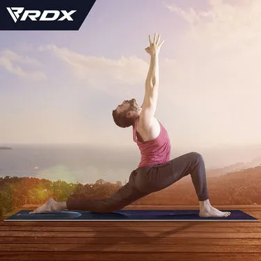 RDX D7 Iris tappetino yoga PVC 6mm blue dot