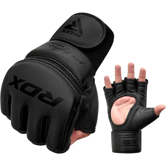 RDX GGR F-12 Plus Guanti MMA Grappling Pelle